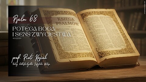 Księga Psalmów: Psalm 68 – potęga Boga i sens zwycięstwa | prof. Piotr Kosiak