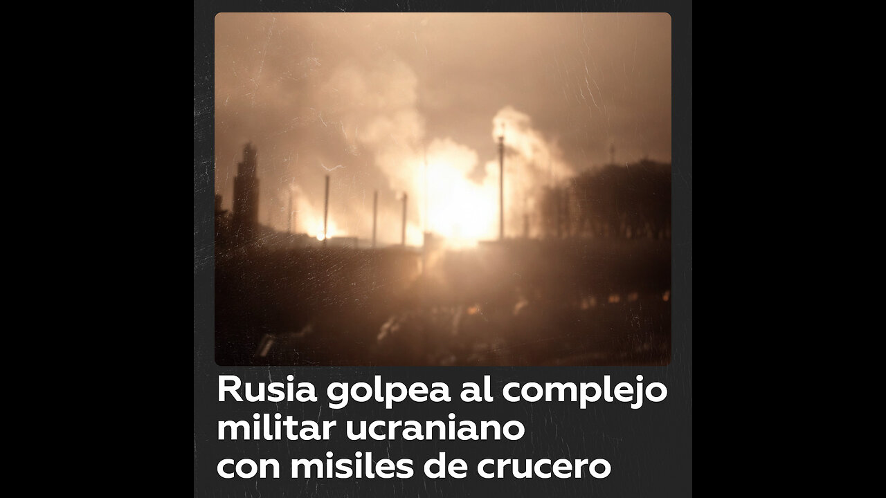 Arden instalaciones ucranianas de gas tras un ataque colectivo ruso