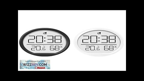 Thin Magnetic Digital LED Wall Clock with Large LCD Display Date Temperature Review