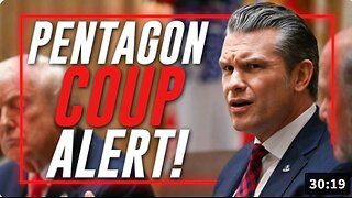 🚨MAXIMUM RED ALERT: The Deep State Has Launched An Active Coup Operation Inside The Pentagon Against SecDef Hegseth To Clear The Way To Bring Fake Charges Of War Crimes Against President Trump!