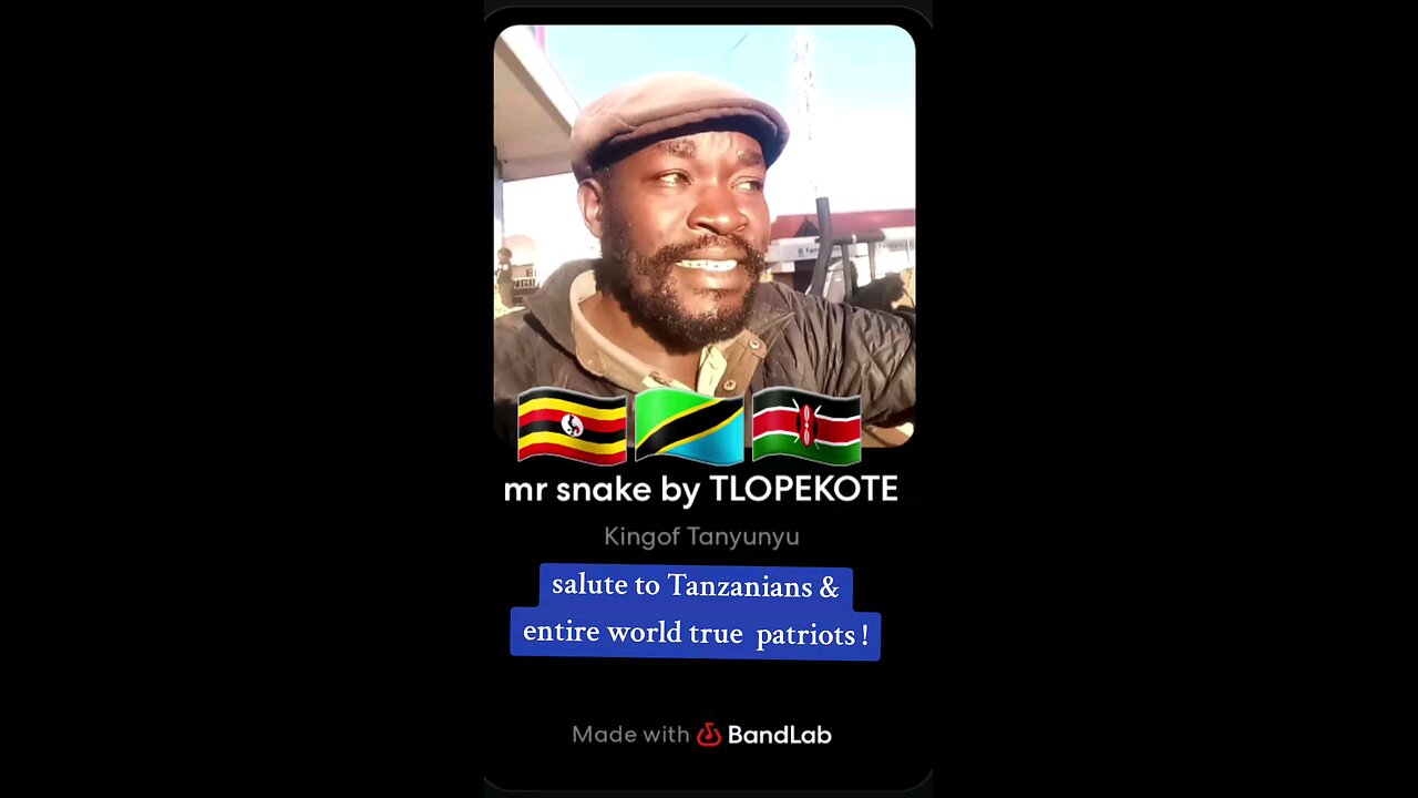 mr snake afroteso song by TLOPEKOTE salute to Tanzanians and the entire world true patriots