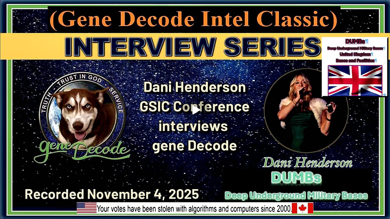 2025-11-04: Dani Henderson - GSIC Conference Interviews Gene Decode (DUMBs)