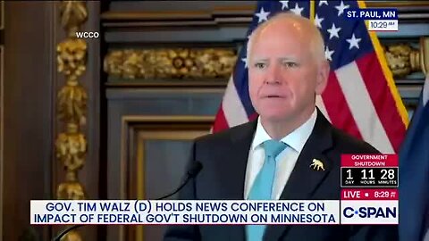 Tim Walz: The AI Videos Trump Is Posting Are ‘Dangerous’ and Scaring Our European Allies 