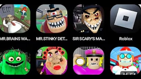 MR BRAINS WATERPARK,MR. STINKY DETENTION, SIR SCARY'S MANSION,Roblox,TRASH MONSTER,EVIL GRANDMA