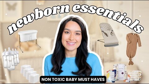 12 Non-Toxic Newborn Essentials on My Baby Registry | AMAZON HAUL *NOT SPONSORED* | 2025 Products