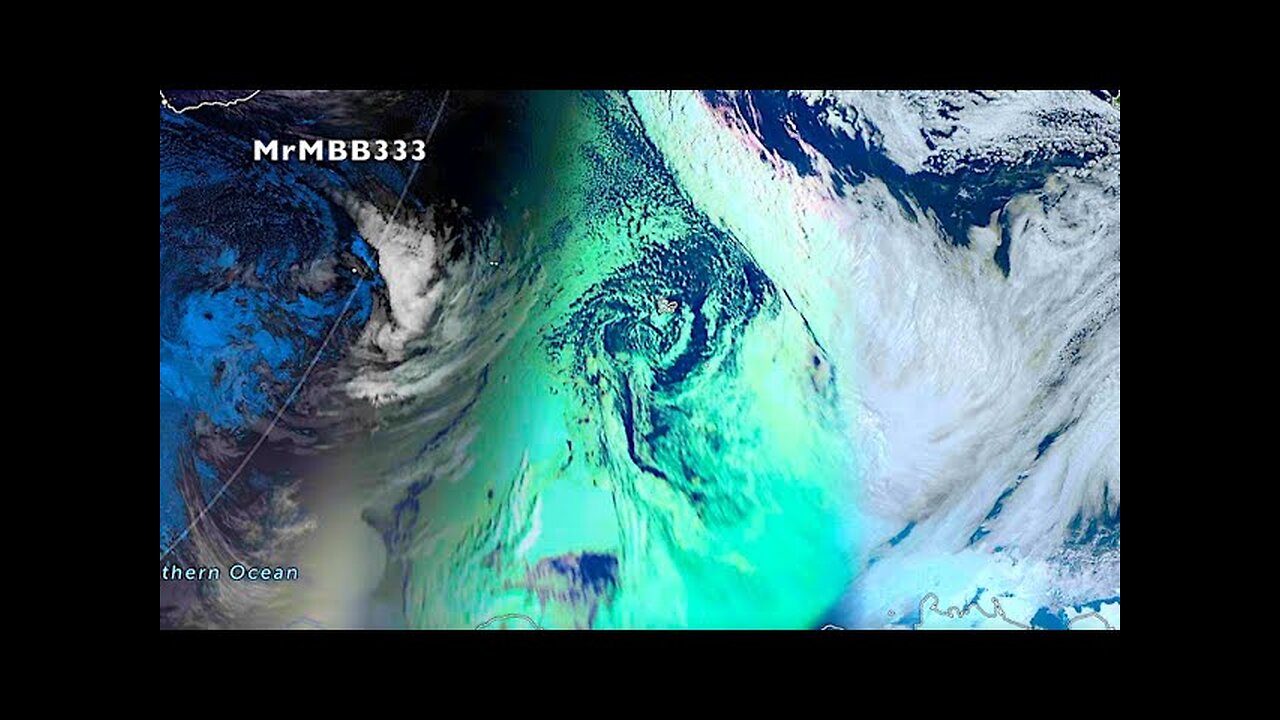 There's something REALLY weird going on! A 3000 mile wide GREEN presence shows up on satellite!!