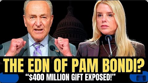 Schumer EXPOSES Pam Bondi Over Trump’s $400 MILLION Jet Scandal — DEMANDS Answers!