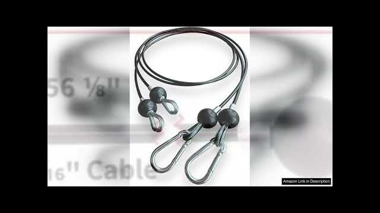 TreadLife Fitness Cables w/Snap Clips (2 x Cables) Replacement for Bowflex Review