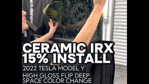PT 11 of 13 | Ceramic IRX 15% Window Tint Install
