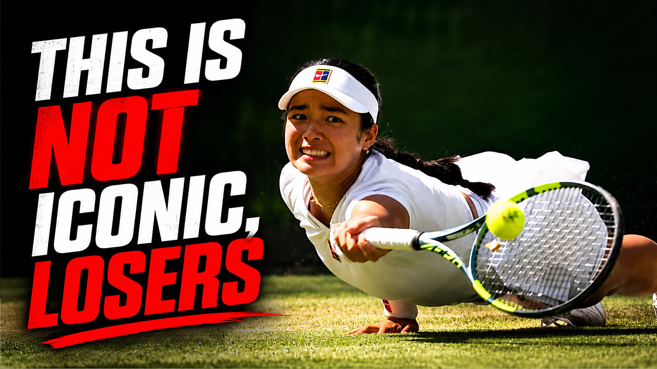 This image, this moment, this tennis player is NOT iconic in any way