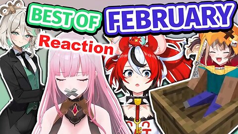 Hololive Reaction Best Of Holo EN - February 2025 By Jello Clips