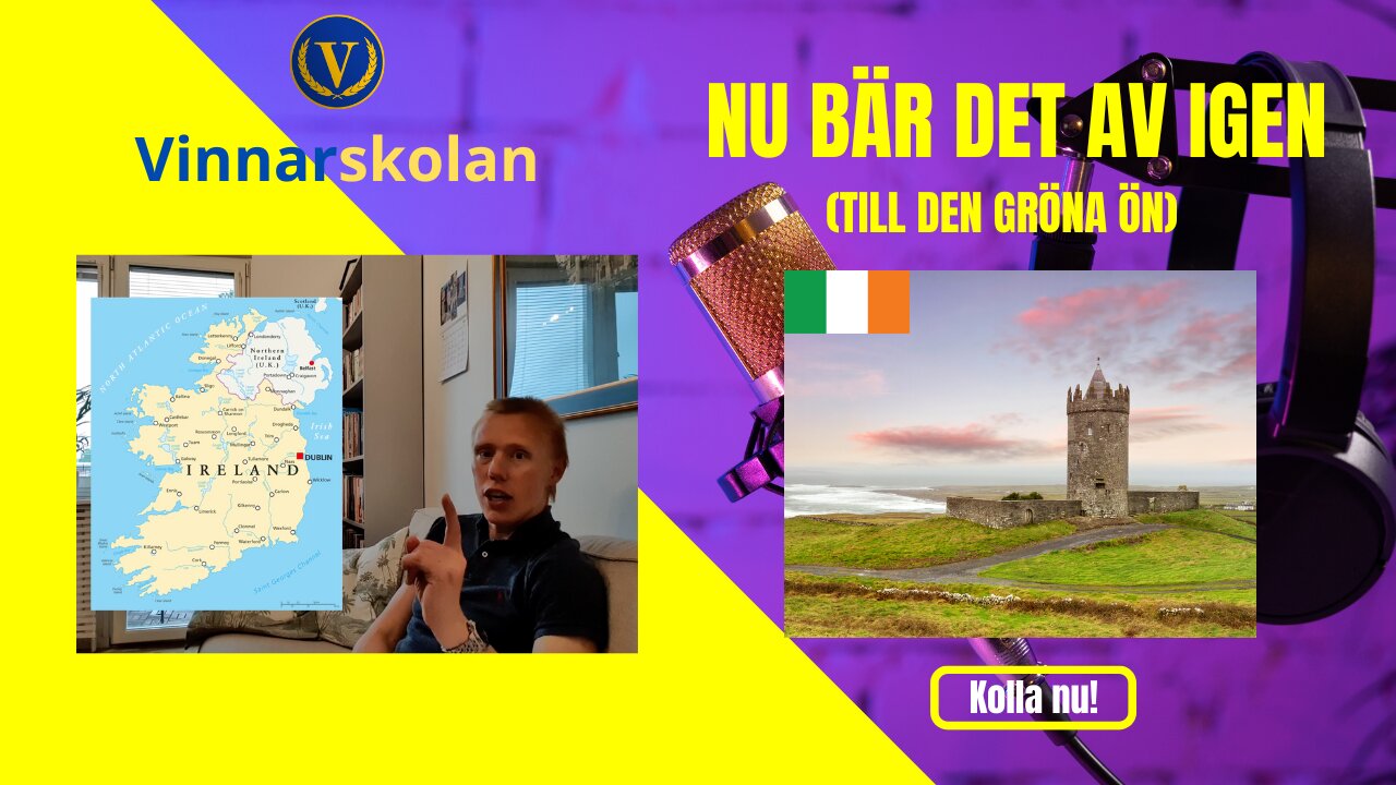 Nu bär det av igen (till den gröna ön)