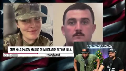 Jasmine Crockett makes Wild ICE Claims STUNS MSNBC and Defames Trump Administration