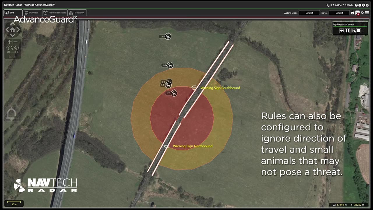 Animal detection system sample