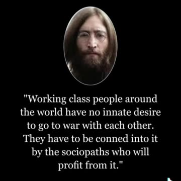 John Lennon on the working class people