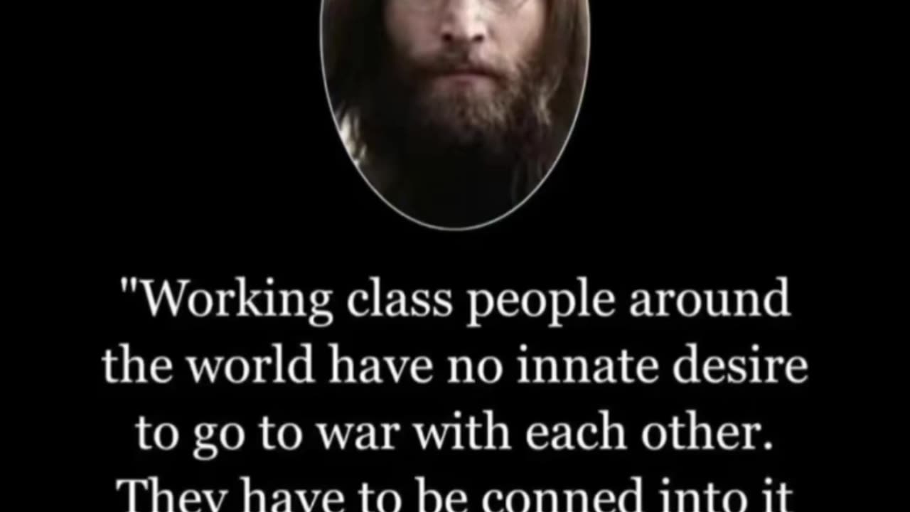 John Lennon on the working class people