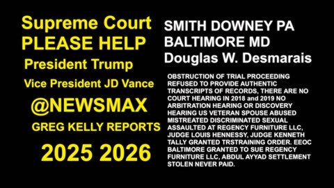 Douglas W. Desmarais Baltimore / USDOL / Supreme Court / President Trump / Regency Furniture LLC