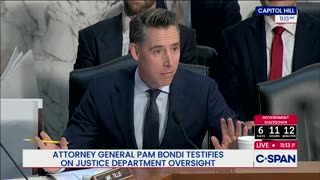 Josh Hawley Rips Dems Over Showing ‘No Concern’ About FBI Allegedly ‘Tapping’ GOP Senators’ Phones