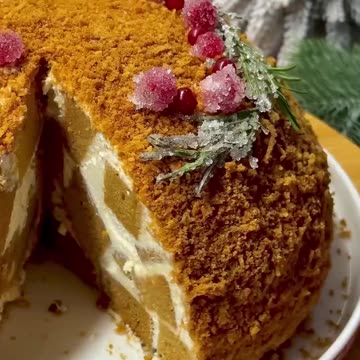 Ленивый медовик-панчо 🎂🎄