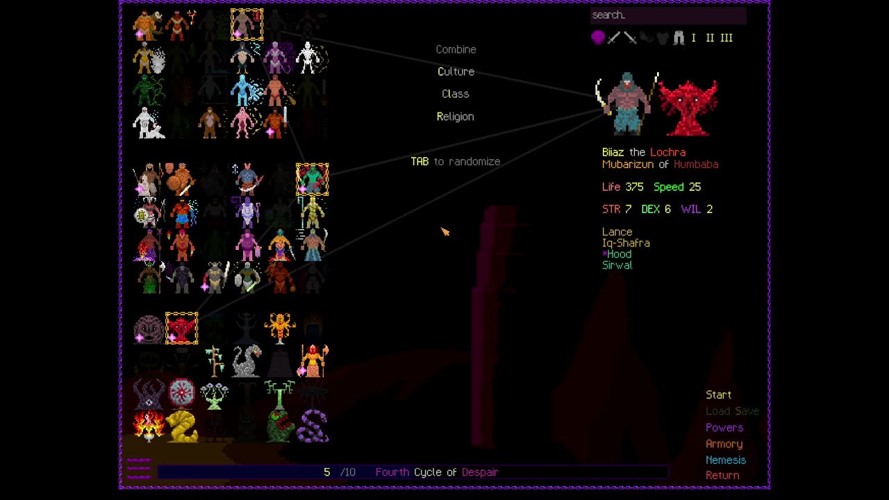 Path of Achra: Cycle 3: Lochra Mubarizun of Humbaba/Samnite