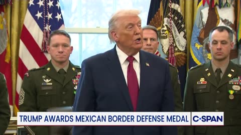 President Trump: "I'm suing the BBC for putting words in my mouth, literally...