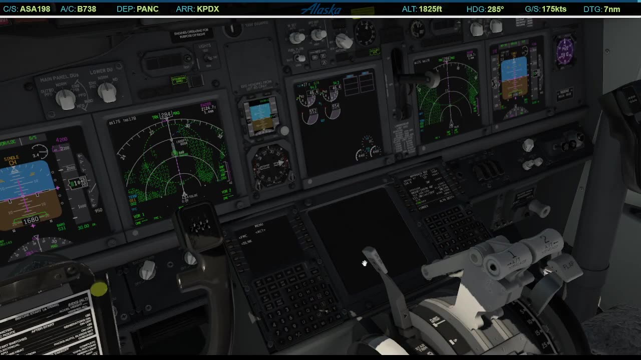 Landing in Portland (KPDX)