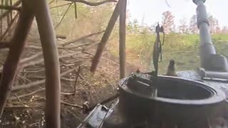 Ukrainian Self-Propelled Heavy Mortar Firing on Russian Positions