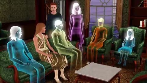 The Ghost Family of Riverview (Sims 3 Lore & Stories)