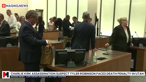 🇺🇸 Charlie Kirk Assassin Tyler Robinson Faces Death Penalty in Utah Court [LIVE]