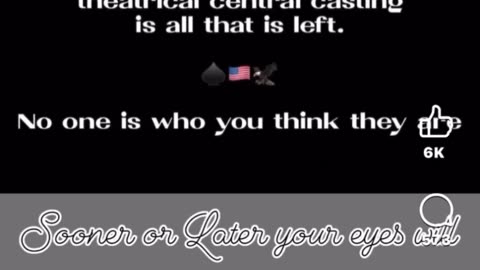 Sooner or later your eyes will open to the facts!!!!!