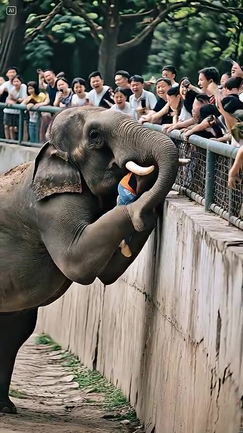 HERO ELEPHANT RESCUES CHILD IN HEART-STOPPING ZOO DRAMA!