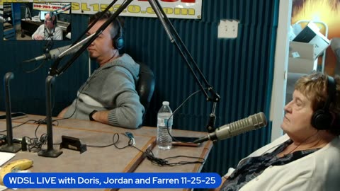 WDSL LIVE with Farren, Doris and Jordan 11-24-25