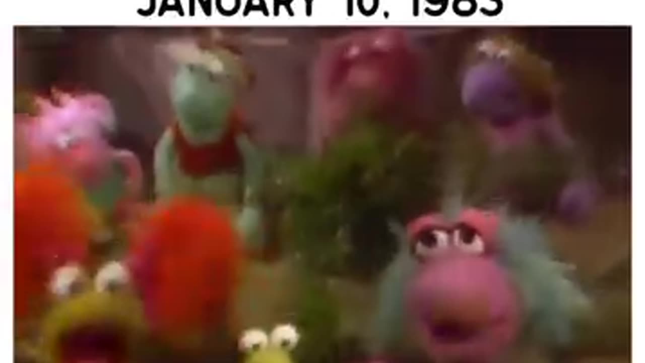 FRAGGLE ROCK PREMIERED 42 YEARS AGO JANUARY 10. 1983