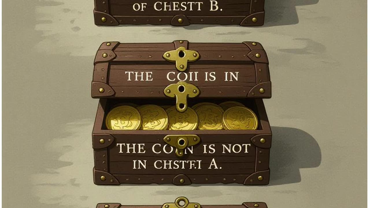 Puzzle — Three Chests, One Treasure