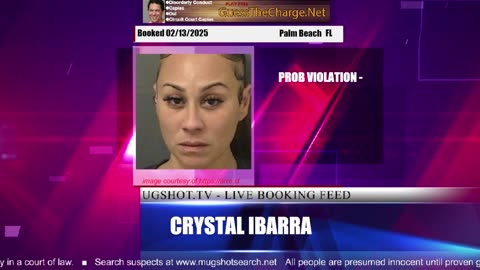 Mugshot TV - Live Arrest Booking Video Stream