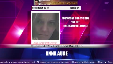 Mugshot TV - Live Arrest Booking Video Stream