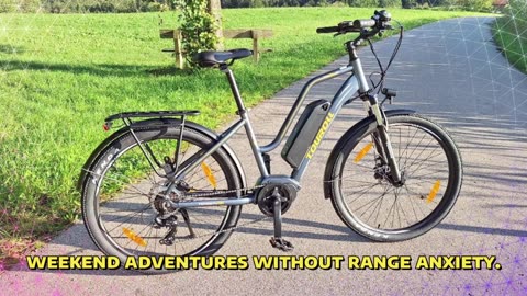 Touroll MA2 Electric Bike 250W Mid-Drive Motor 36V 13Ah Battery 27.5 inch Tire Electric Bike