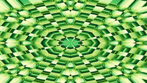 Gold green Abstract Background, Line Movement, Kaleidoscope