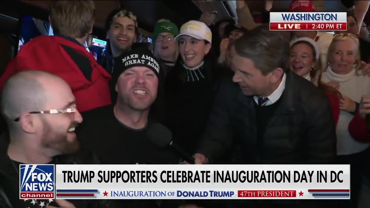 MAGA bro on Fox, live cable TV: "Let's f*cking go!