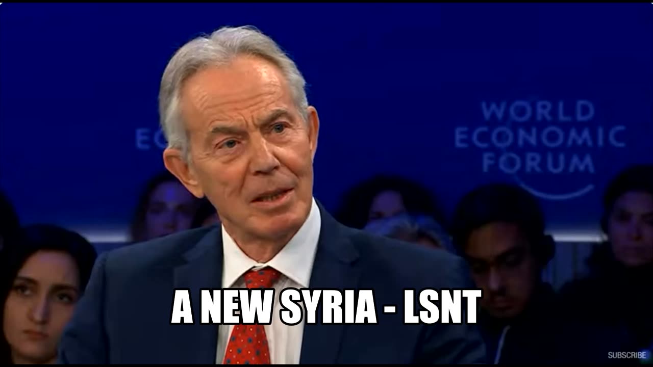 Tony Blair Talks To Asaad Hasan AlShaibani "SYRIA" - DAVOS 2025