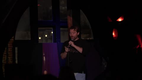 Guy bombing at a bar