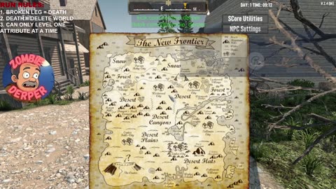 Fresh Western Start | 7 Days to Die Permadeath