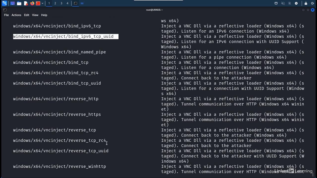 Metasploit L12 (04. How to use msfvenom)