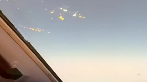 Starship exploding captured on an airplane