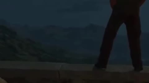 Guy pissing on bridge 🌉 🤡🤣👹👽