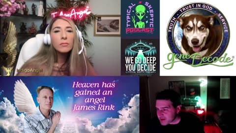 2025-12-02: Typical Skeptic Podcast's Robert Kalil & Indigo Angel with gene Decode