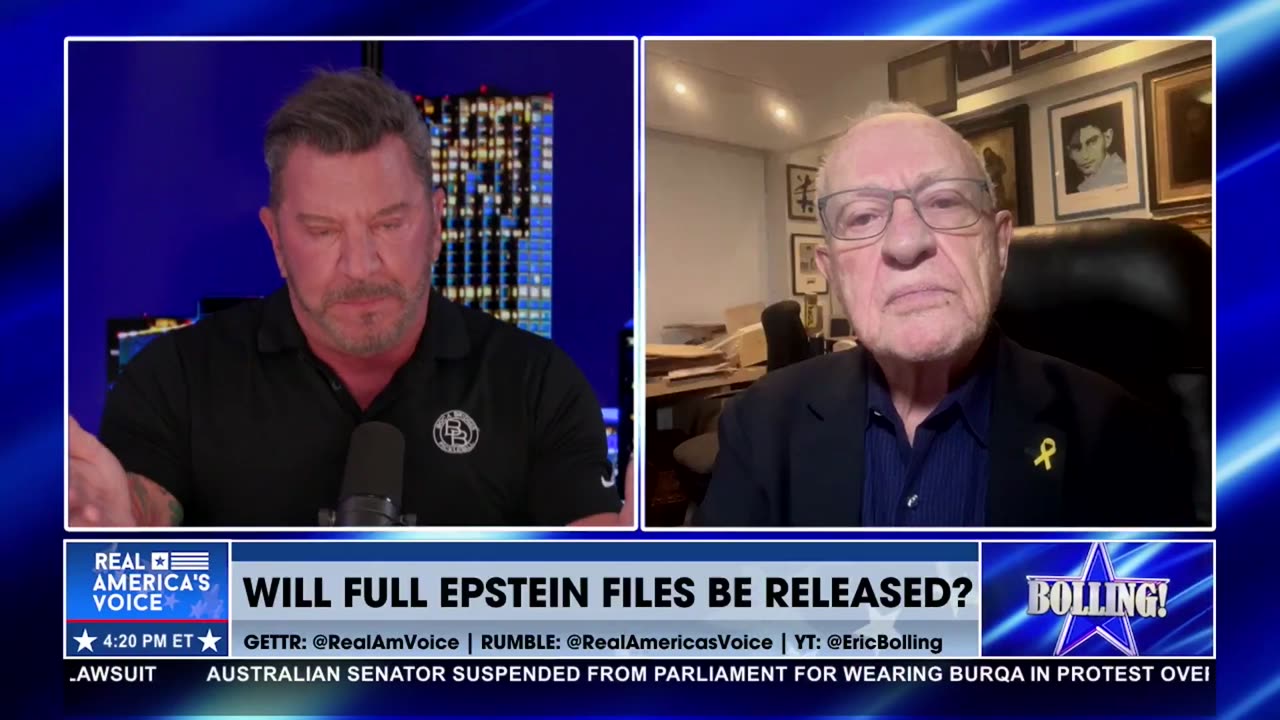 DERSHOWITZ WARNS OF “EPSTEIN McCARTHYISM”