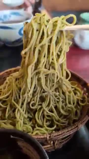 100-Year-Old Soba Shop in Kyoto 🇯🇵🍵 | Green Tea Matcha Soba from Yabu Soba Japan
