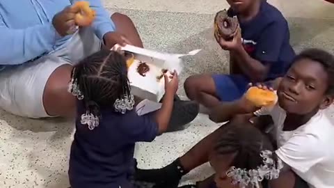The kids wanted donuts so mom stole them.