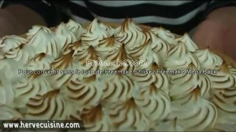 Recette facile de la tarte au citron meringuée